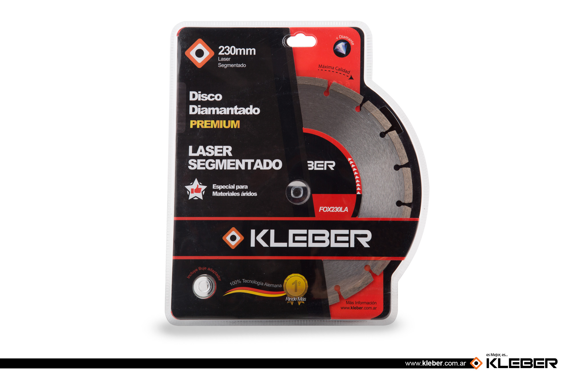 DISCO DIAMANTADO LASER 230 MM.