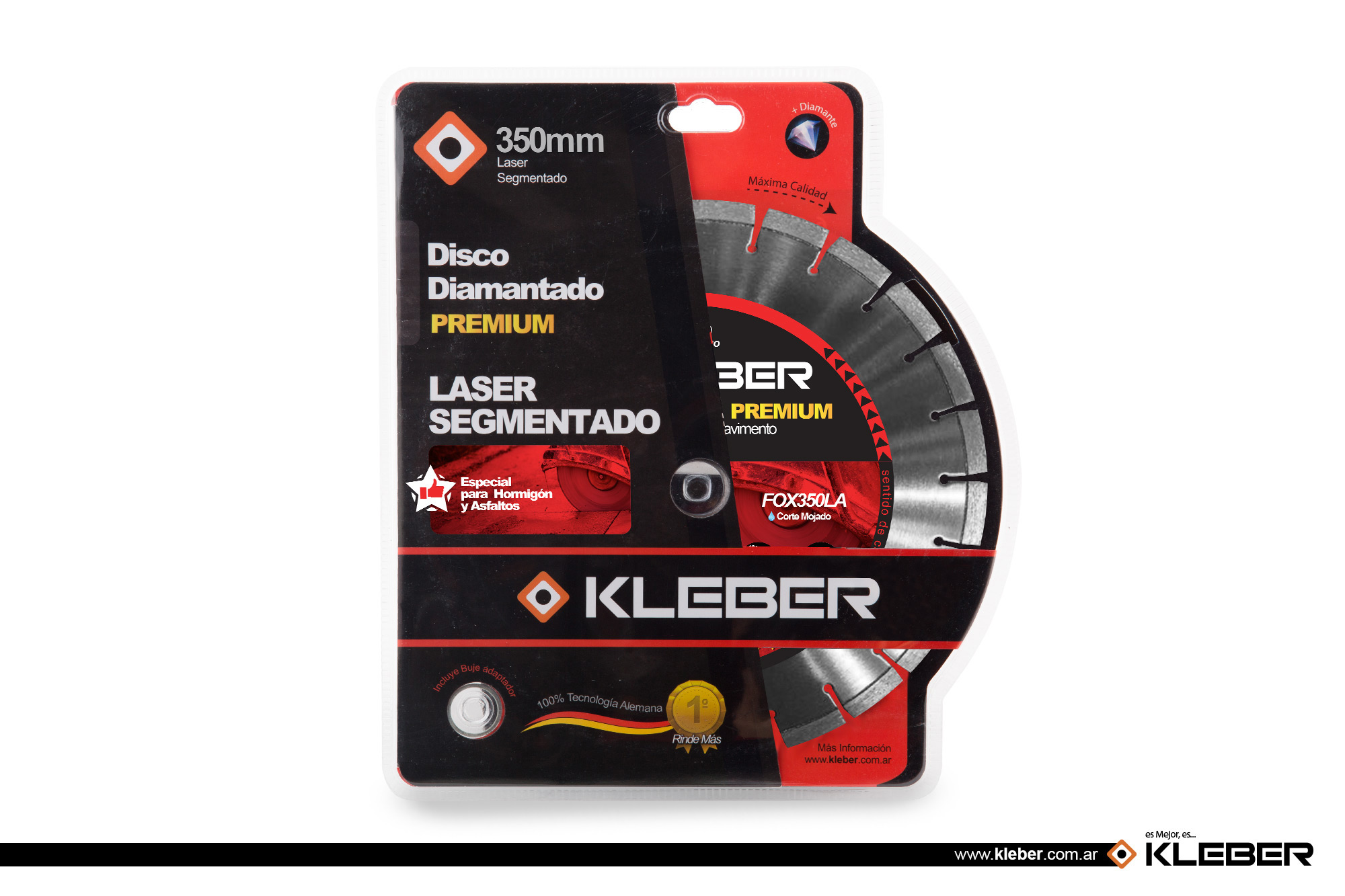 DISCO DIAMANTADO LASER 350 MM. PAVIMENTO