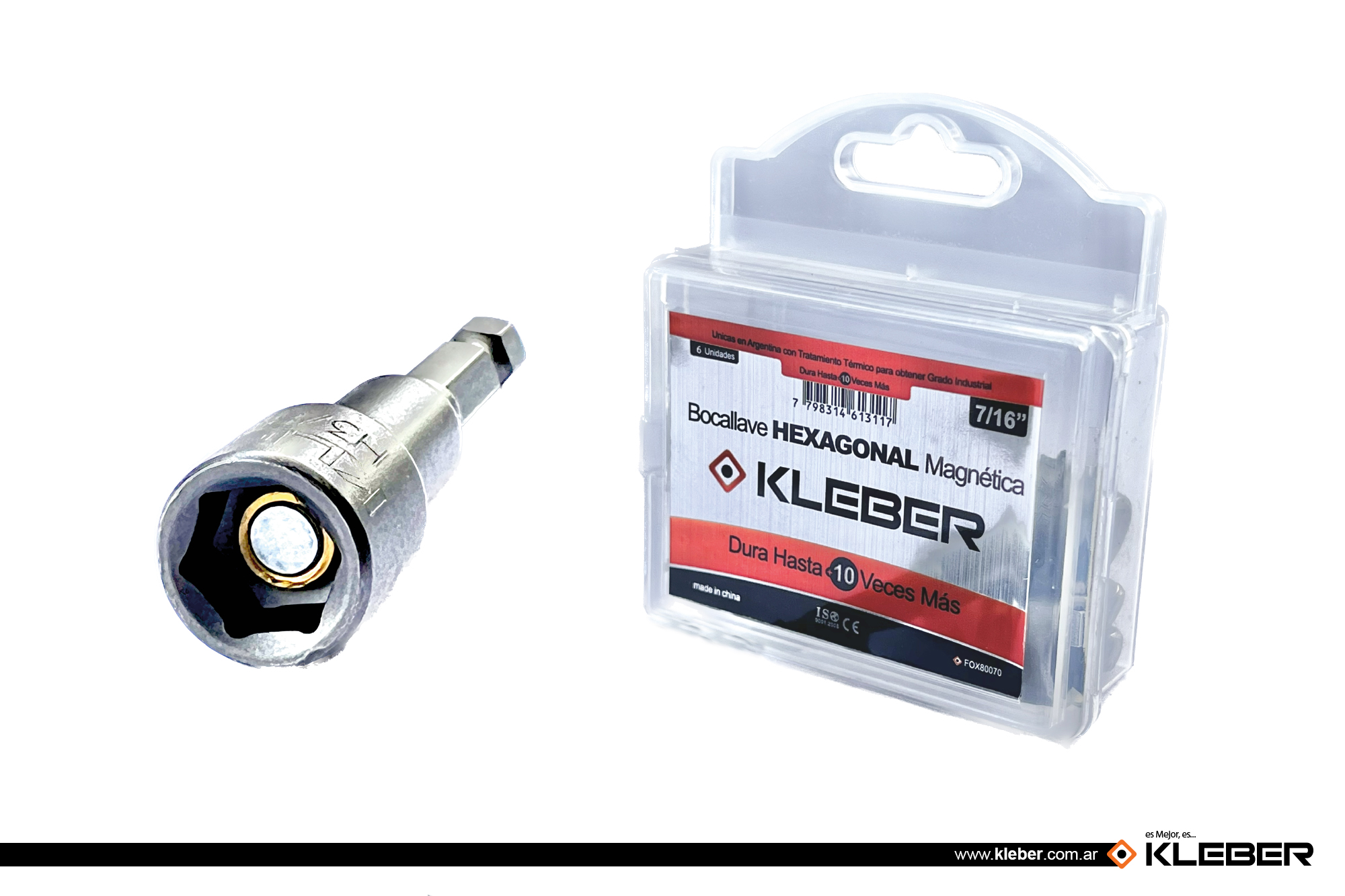 BOCALLAVE MAGNETICA DE 7/16 X 6 U.